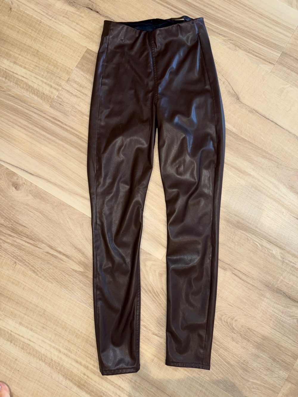 RAG&BONE Faux Leather Brown Leggings